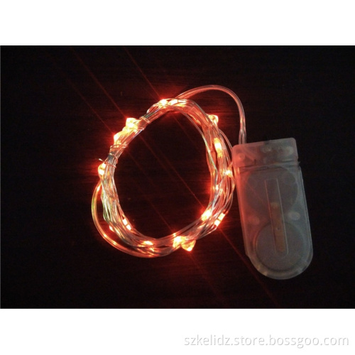 Mini Festival Battery Operated Silver Wire String Starry Light For Bottle Decoration